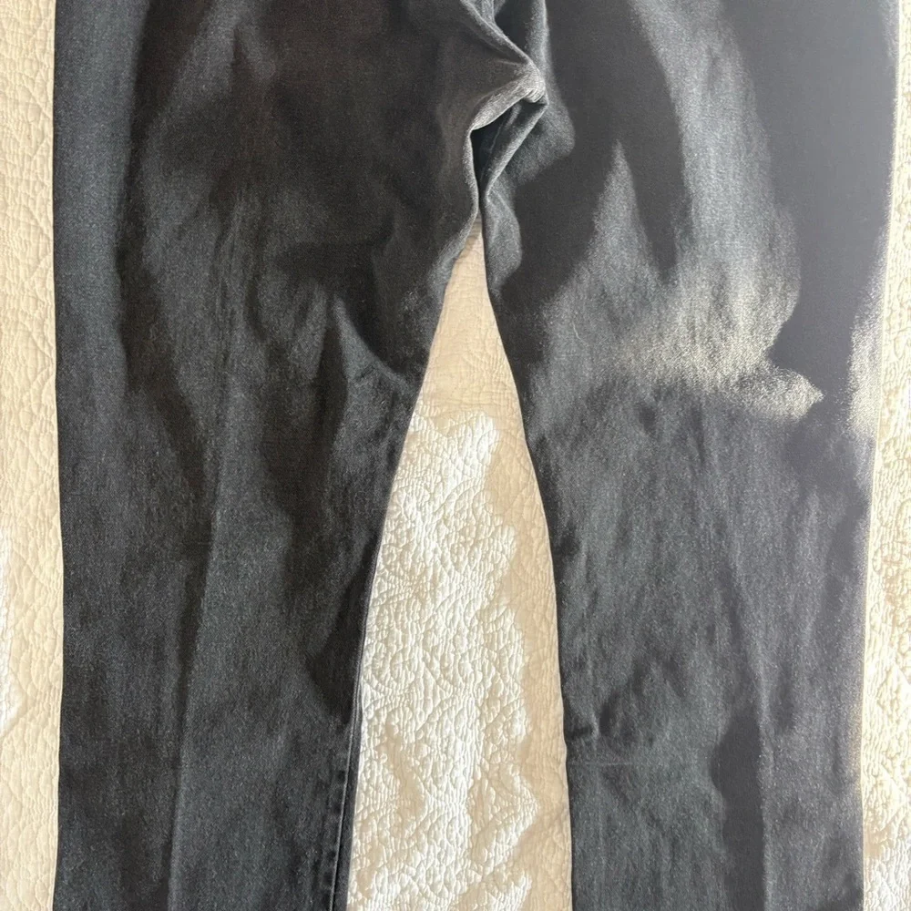 Vintage Made in USA Wrangler Black Jeans High Rise Straight Leg Men’s 40x30 - Picture 9 of 12